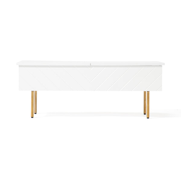 ソルティール リフティングテーブル 2 ホワイト（W1000） | Francfranc