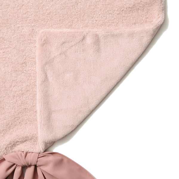 WARMY ホワモコ リボン 掛け布団カバー ダブル ピンク | Francfranc