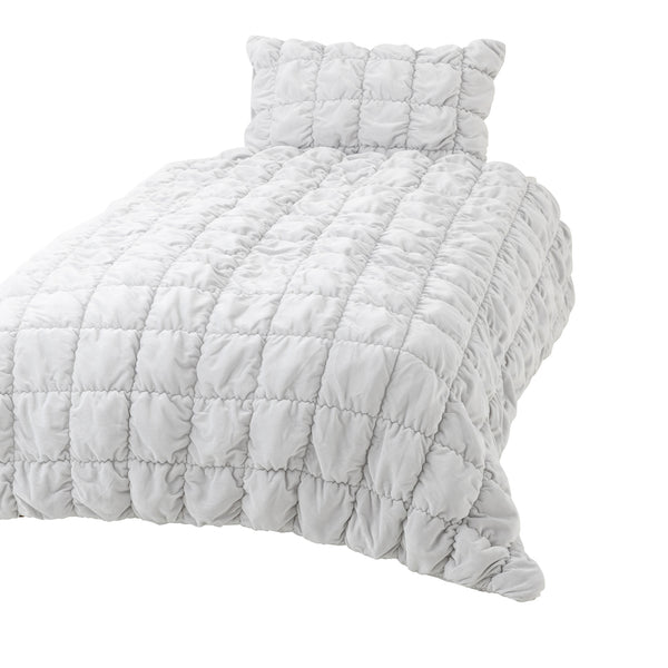 WARMY スクエアキルト 掛け布団カバー シングル グレー | Francfranc