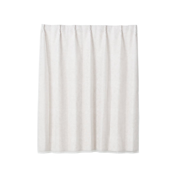 フォイル×ストーン ダブルカーテン H1350×W1000 ライトグレー