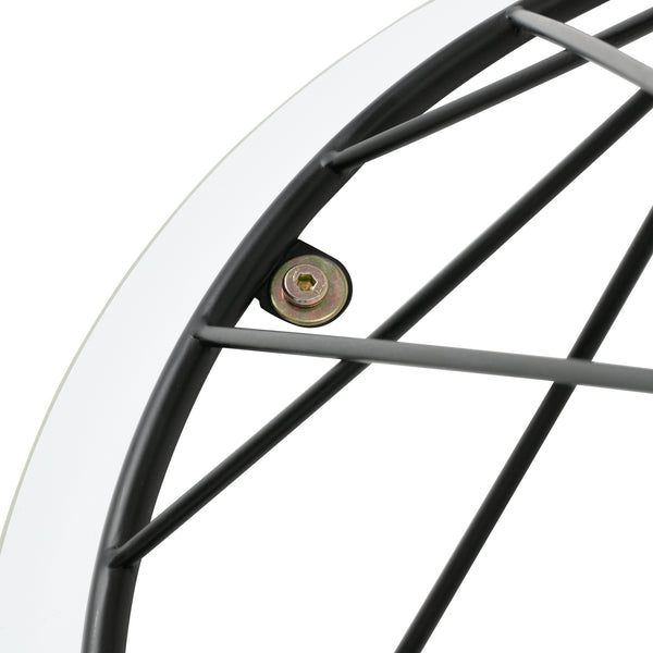 マーリア サイドテーブル 大理石×ブラック（φ500） | Francfranc