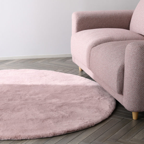 ミーティス ラウンドラグ ピンク φ1500 | Francfranc（フランフラン