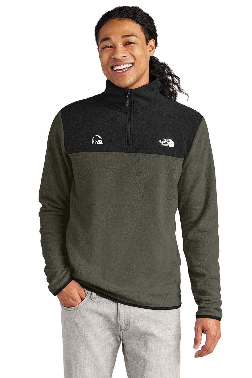 Taco Bell The North Face Glacier 1/4-Zip Fleece-TB-NF0A7V4L