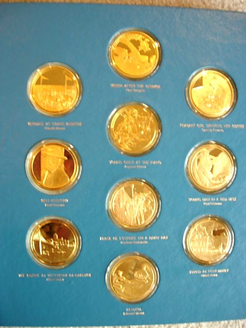 Franklin Mint Masterpieces of Impressionism Medals
