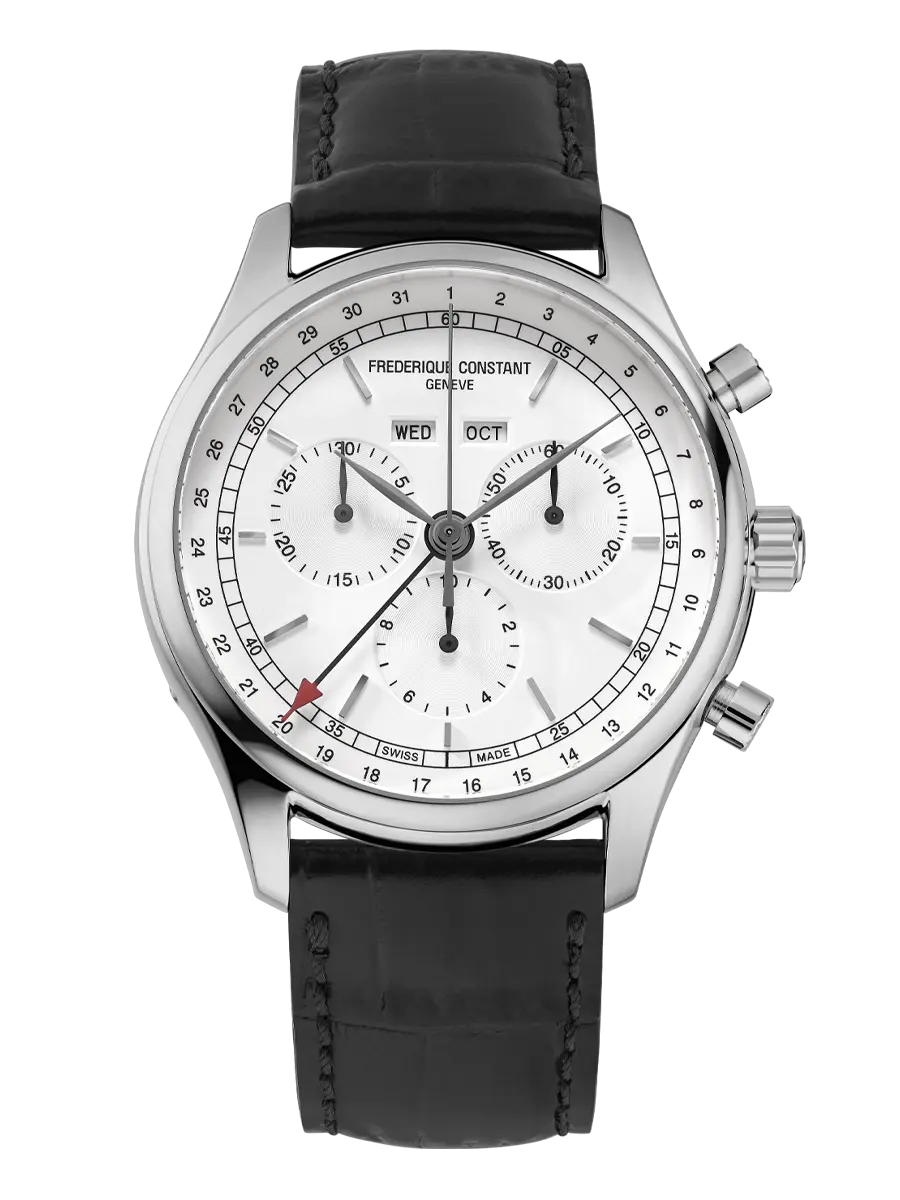 Frederique Constant Quartz Chronograph Triple Calendar Watch