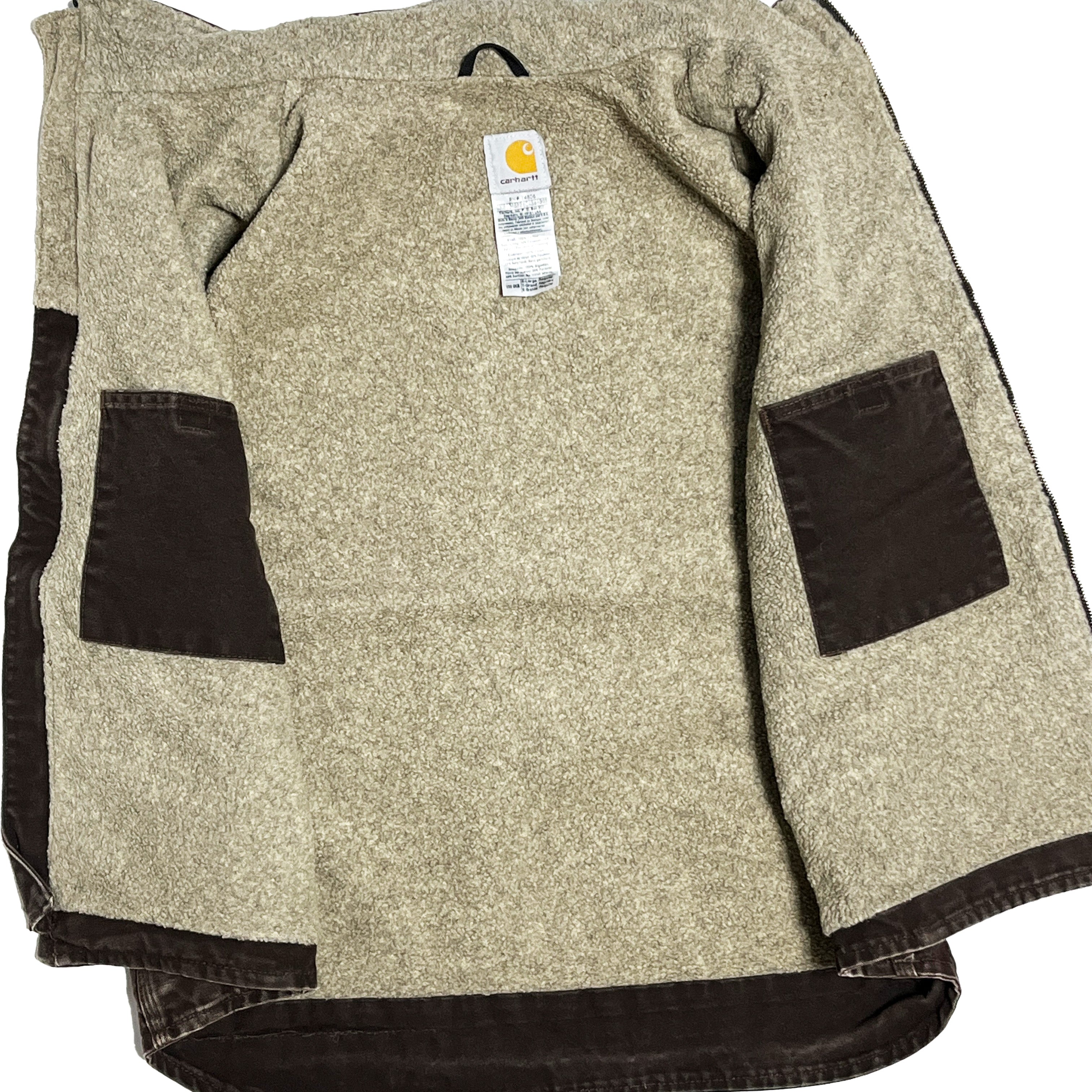 12 メキシコ製 Carhartt ダックベスト ボア ブラウン Size (XL) – frgeek