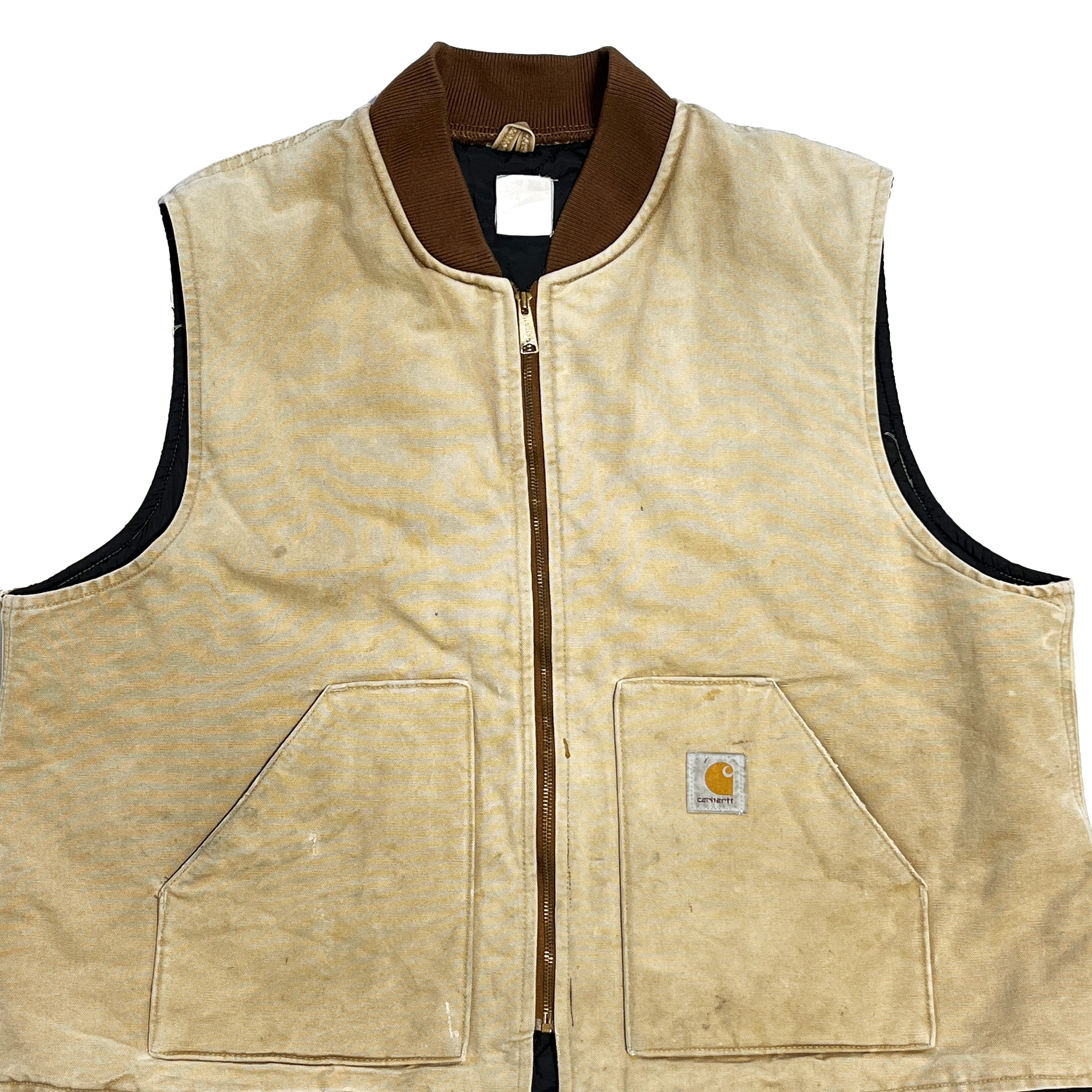 16 Carhartt ダックベスト ベージュ Size (XXL)位 ビッグサイズ！ – frgeek