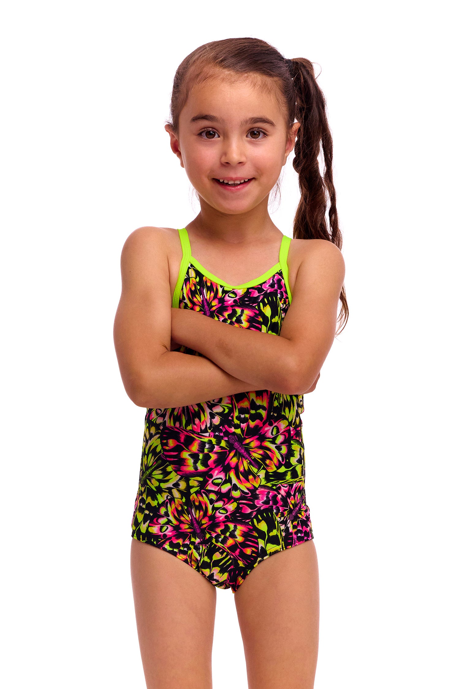 Water Wings プリント ワンピース 水着 FKS022G - 幼児・小学生向け