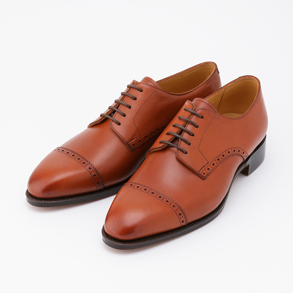 FUGASHIN公式通販：ストレートチップ（外羽）茶／紳士靴