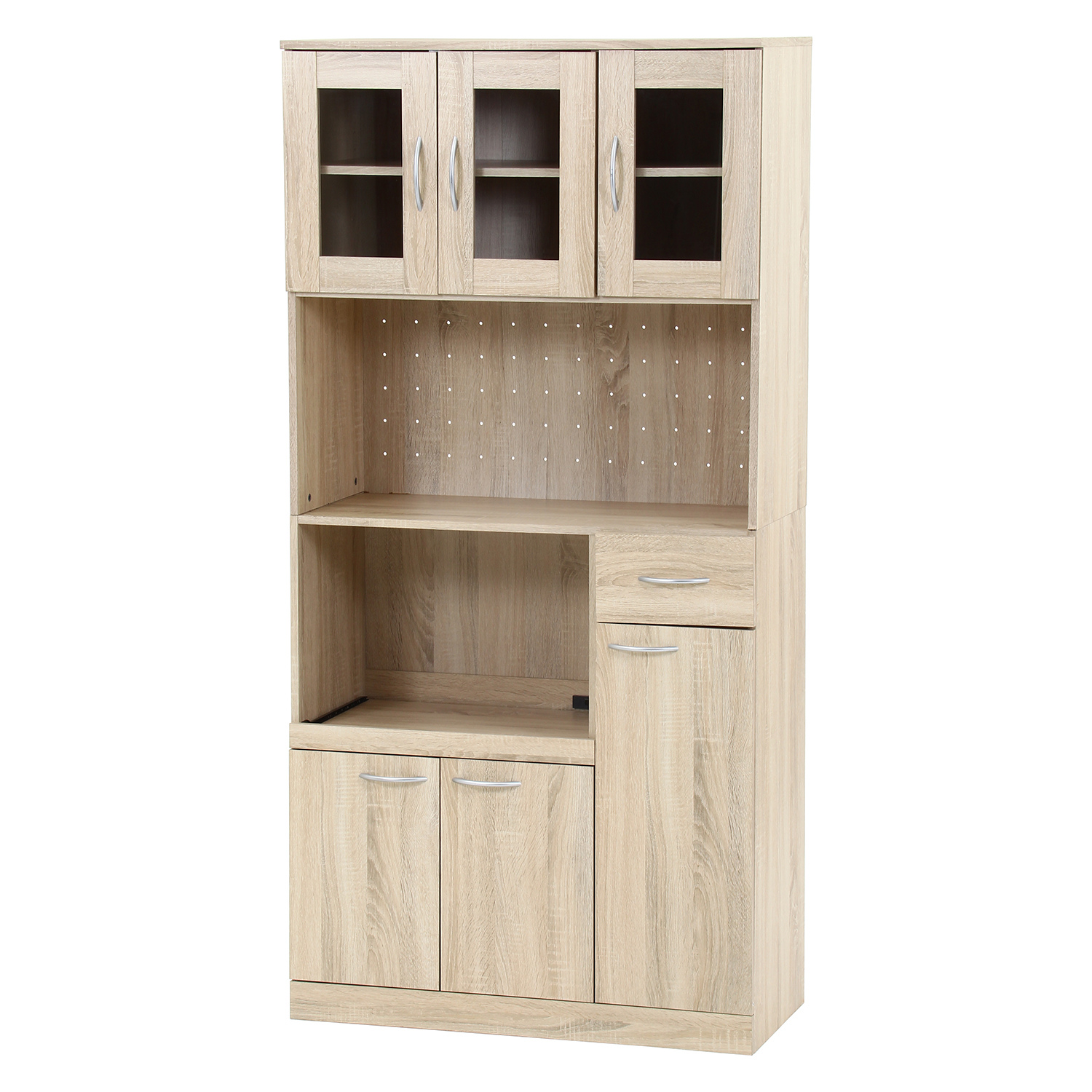 C/D:70685] ハイキッチンボード 180＊90 ホワイトオーク