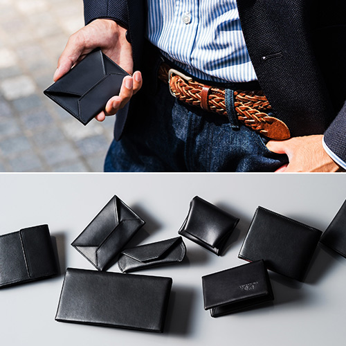 二宮五郎商店】KAWA-ORIGAMI(R)ホーウィンレザー「クロノス」カード