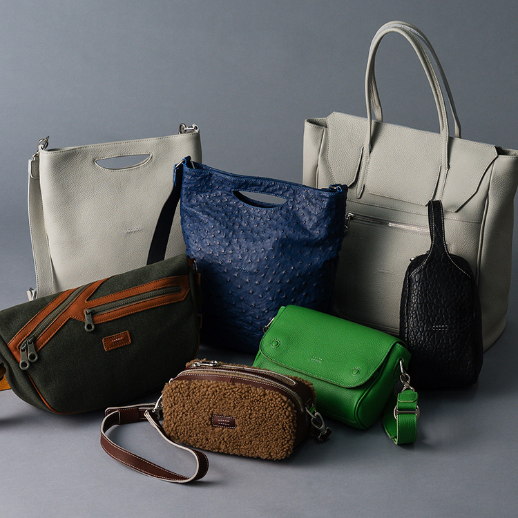 HMAEN アエナPippen（レザーショルダーバック）