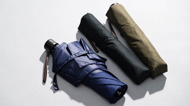 Ramuda】晴雨兼用 折りたたみ傘／軽量カーボン（超撥水ミノテック