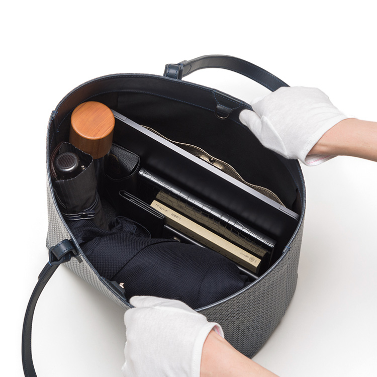 二宮五郎商店】アジログレイン(R)トートバッグ Capri Azzurra | 藤巻百貨店