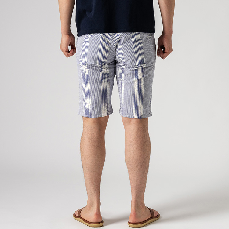 ザンディ rough&swell ストライプデザイン メンズショートパンツ
