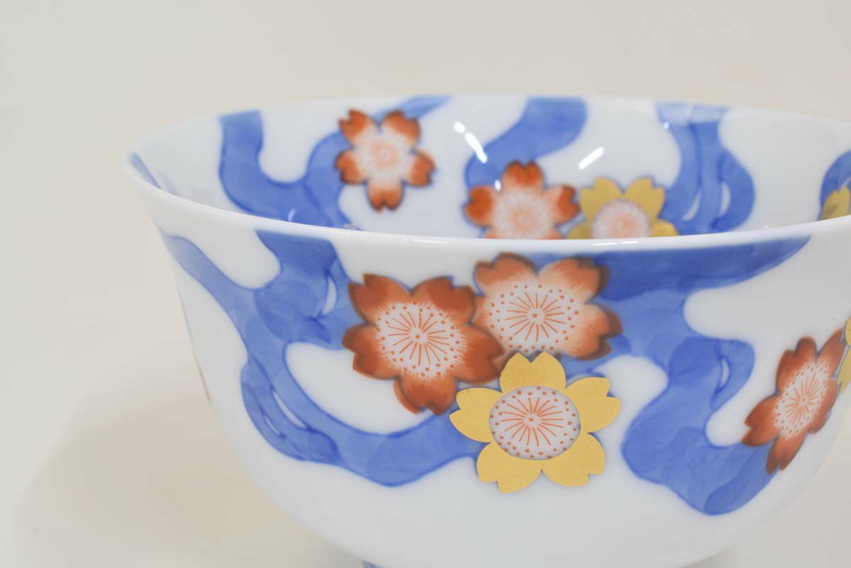 川に桜 春型飯碗 | 有田焼 深川製磁｜公式オンラインストア