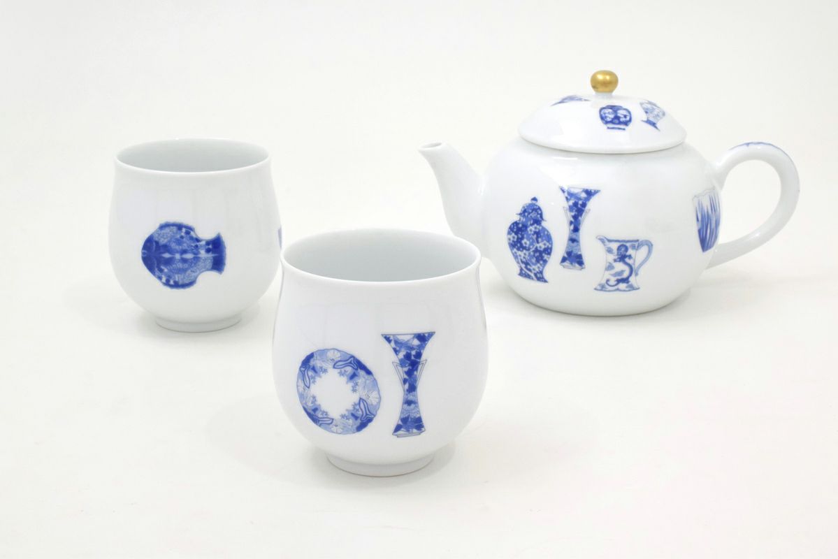 ブルーチャイナ 手付中急須 | 有田焼 深川製磁｜公式オンラインストア