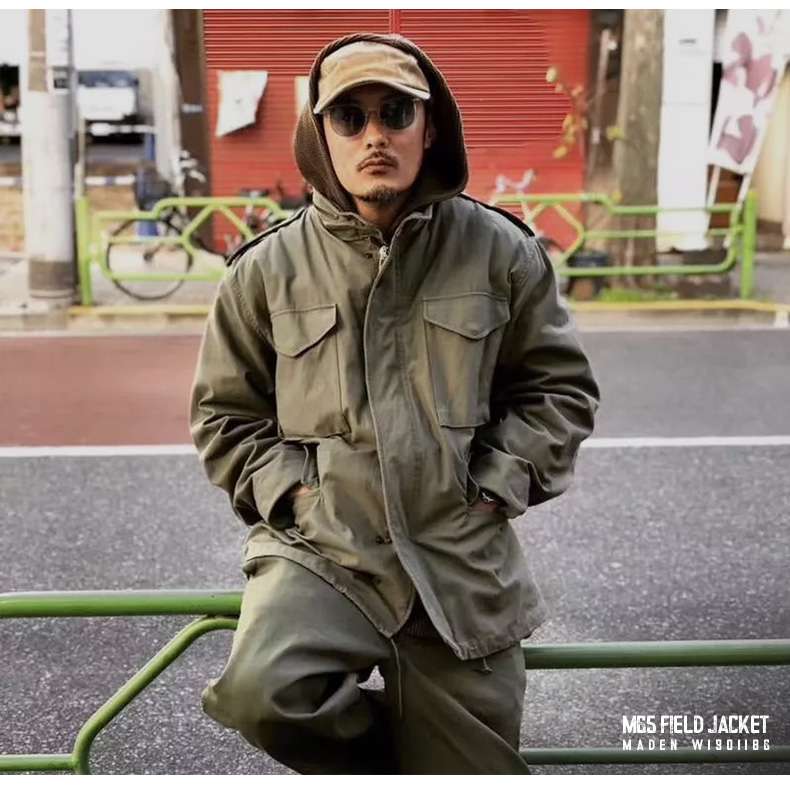 ミリタリージャケット フィールドジャケット 古着風 ミリタリー m-65