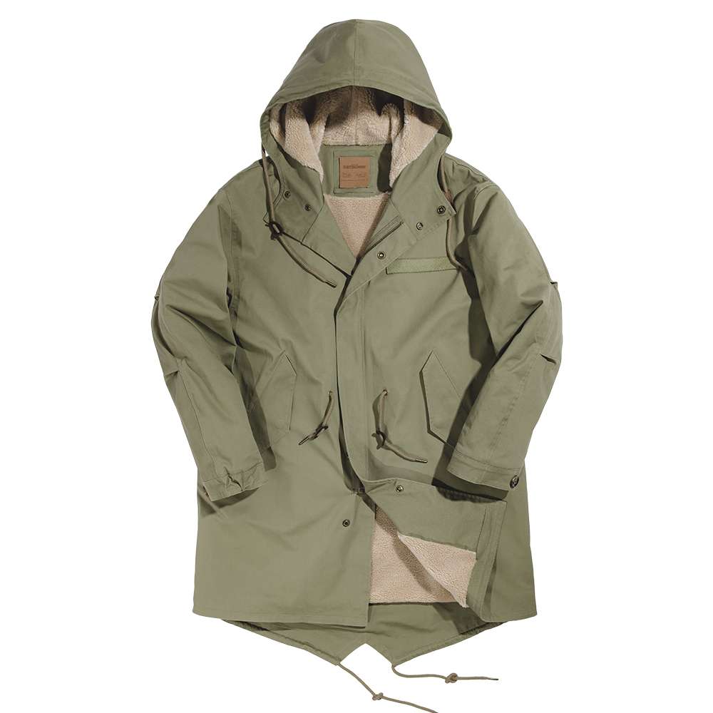 軍用スタイル フィッシュテール モッズコート ミリタリージャケット