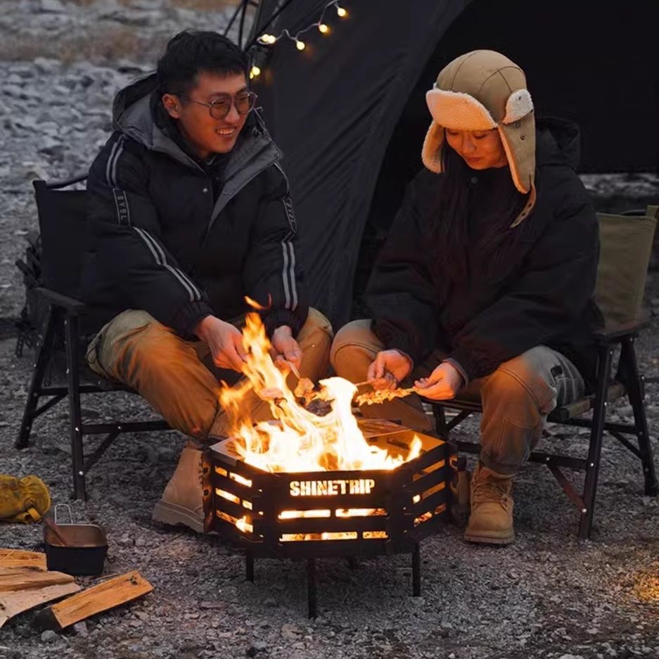 焚き火台 六角形コンパクト焚き火台 ソロ 焚き火台 ソロ|焚き火台専門