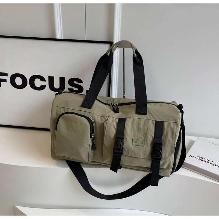 多機能ポケット付き大容量ボストンバッグ 20L 修学旅行|ボストンバッグ