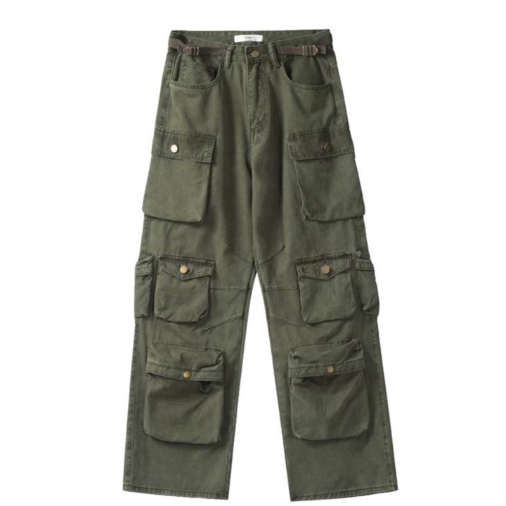 マルチポケット ワイドカーゴパンツ 女性用|カーゴパンツ専門通販