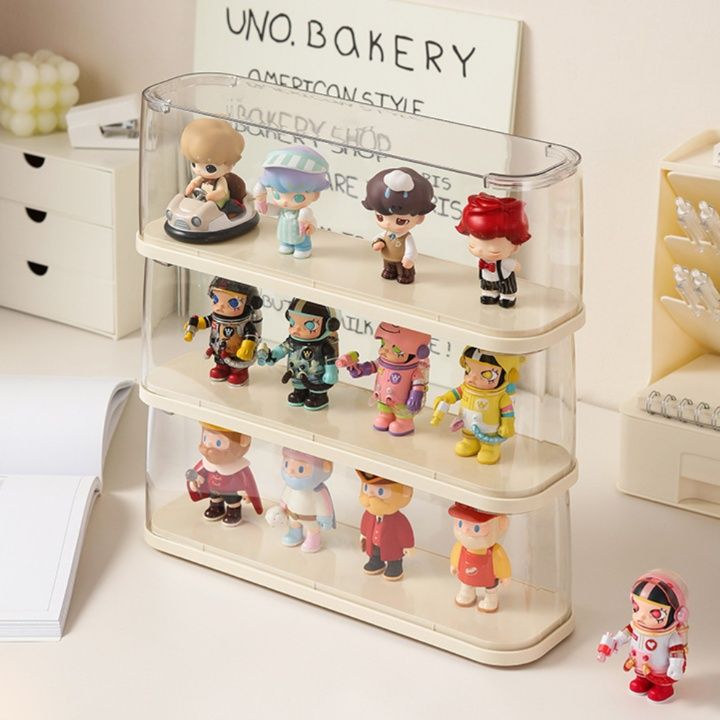 フィギュアケース 三段ガラス棚大型鍵付き 大型|フィギュアケース専門