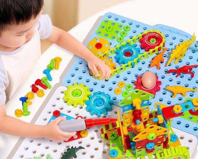 知育玩具 知育ブロック工具セット ネジ|知育玩具専門通販 クリエイトイズ