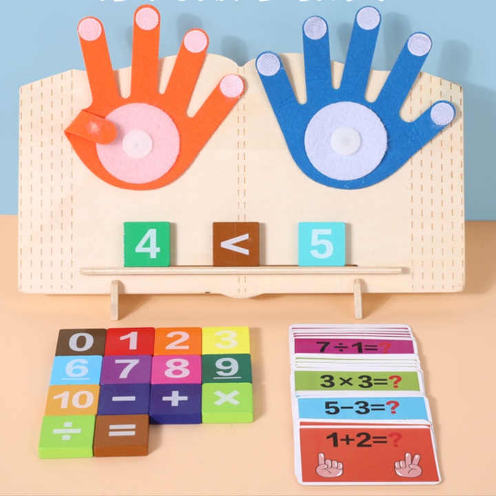 知育玩具 計算 手のかたち数学マスターセット 数字|知育玩具専門通販