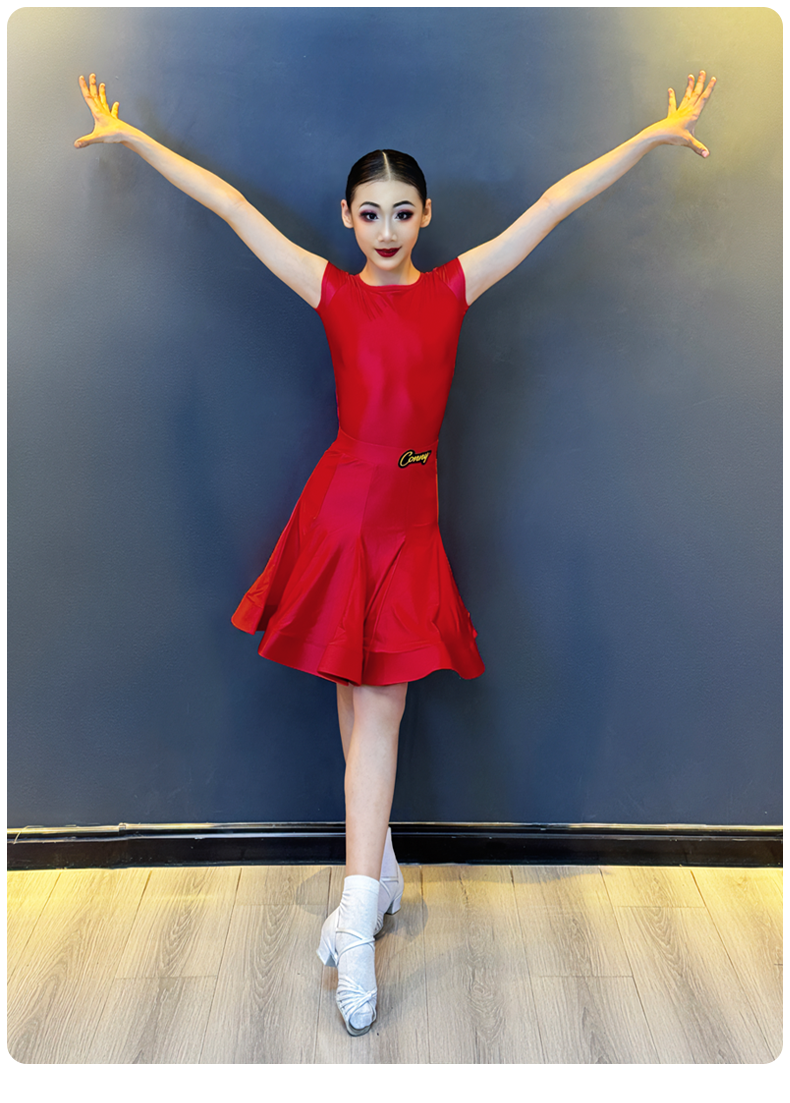 チョーカー付き社交ダンス用セパレート長袖シャツセット ラテン|社交