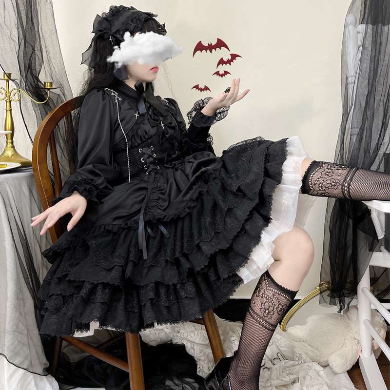 ロリータファッション 【クラシカルロリータ】優雅な貴婦人風レース