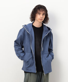 カットスエードダンボール ブルゾン（55-21CM34-205）｜パープル