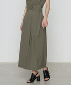 セットアップ対応】ナイロン2WAYストレッチ ラップ風スカート（72