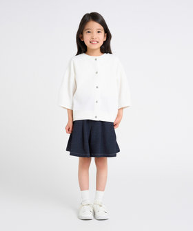 デニムライクジャージー キュロットスカート（98-45FK03-205