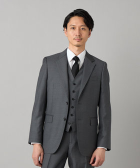 ポリエステルストレッチ ドビーセットアップジャケット（07-04GE05-203