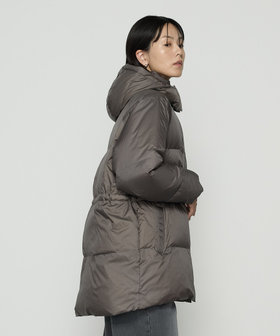 ライトナイロンタフタ フード付きダウンコート（15-28UM03-205