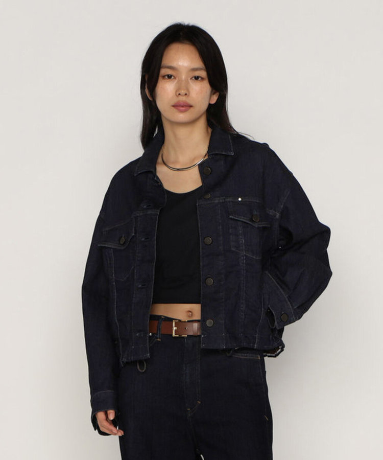 中空ストレッチデニム ジャケット（18-08VK01-205）｜（Maison