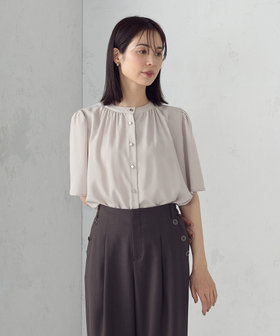 前後2WAY ギャザーブラウス （12-68CK25-205）｜コムサイズム